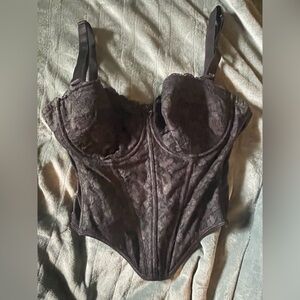 CHANGE Black Lace Corset